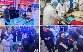 武威市、涼州區(qū)市場監(jiān)管部門走進(jìn)武威職業(yè)技術(shù)大學(xué)開展“你點(diǎn)我檢”食品安全惠民服務(wù)活動